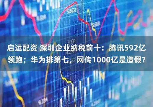 启运配资 深圳企业纳税前十：腾讯592亿领跑；华为排第七，网传1000亿是造假？